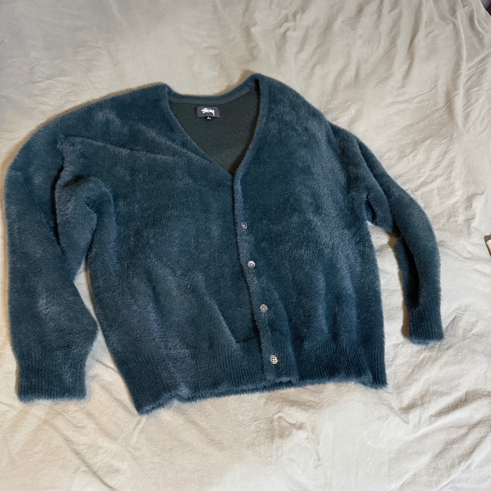 Stussy shaggy cardigan